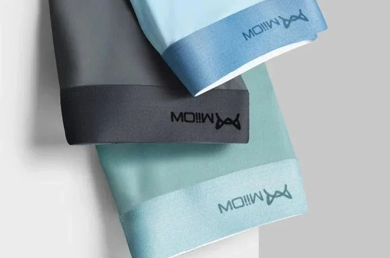 3Pcs Cueca em Seda Gelo