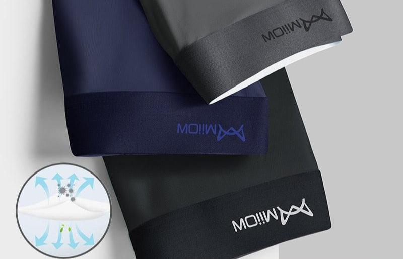 3Pcs Cueca em Seda Gelo