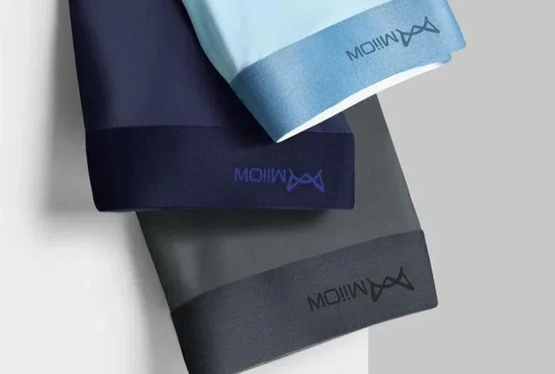 3Pcs Cueca em Seda Gelo