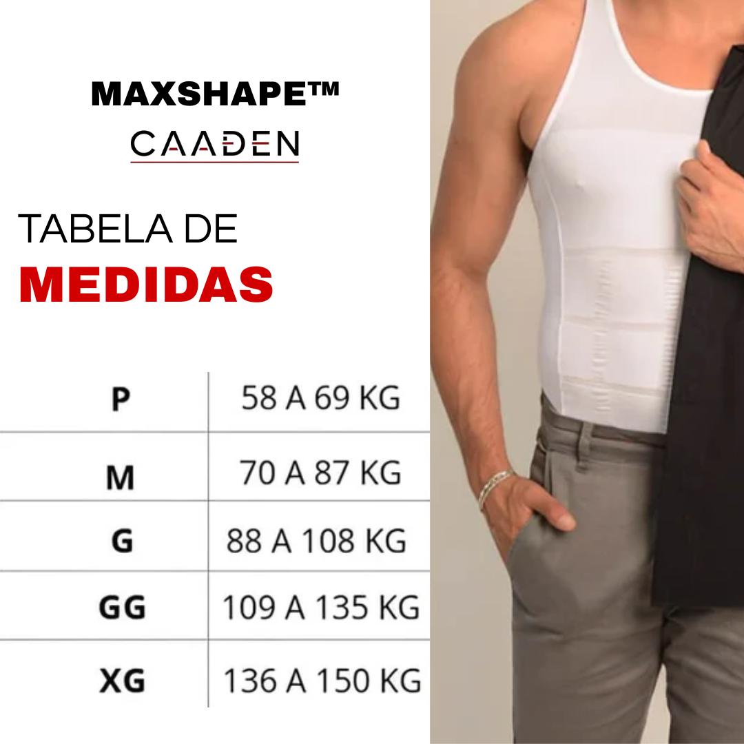 Camisa Masculina de Compressão Ultrafina MAXSHAPE®