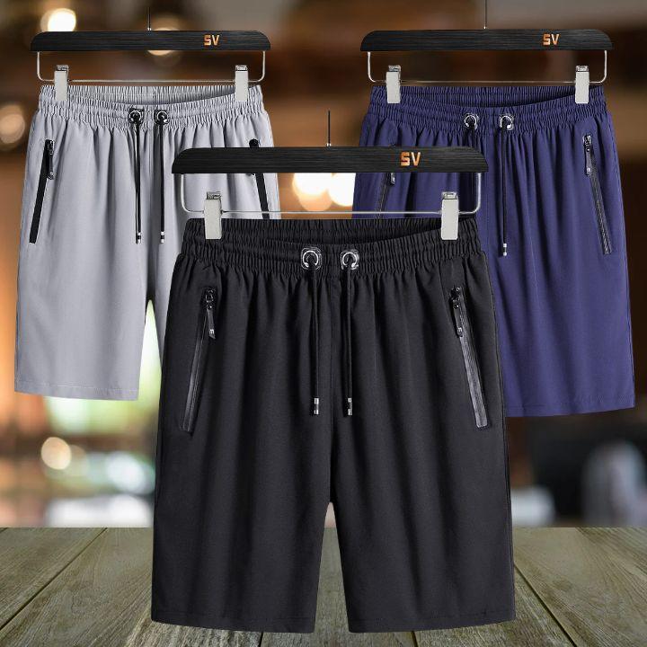 Kit com 3 Bermudas Esporte Fino Summerlast em Seda Gelo